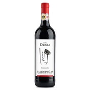 Vino tinto joven D.O. Valdepeñas Viña Danza botella 75 cl