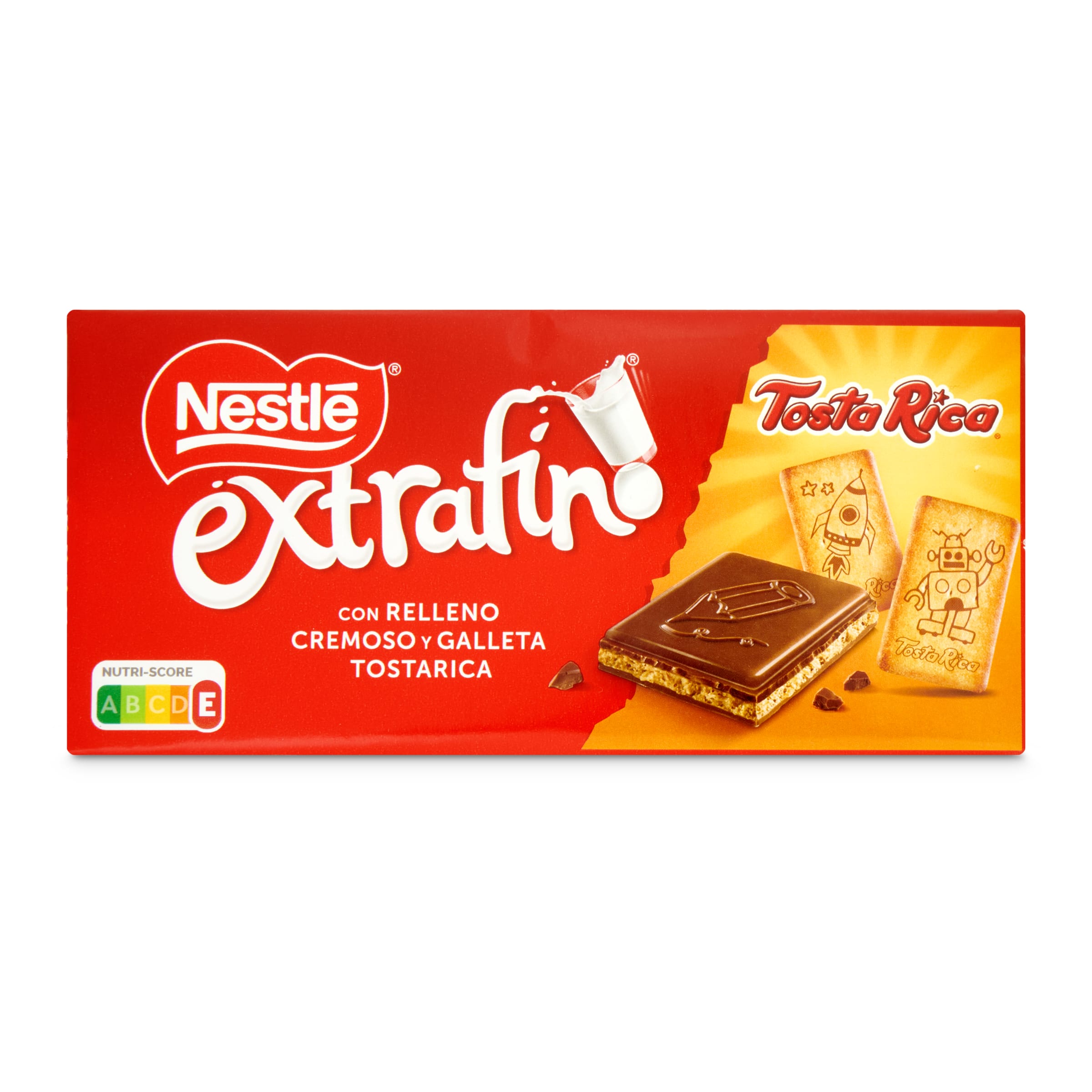 Chocolate con leche con relleno con trocitos de galleta tosta rica Nestlé  Extrafino 120 g - Supermercados DIA