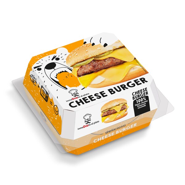 Hamburguesa con Queso Dia Al Punto Envase 220 Gr.