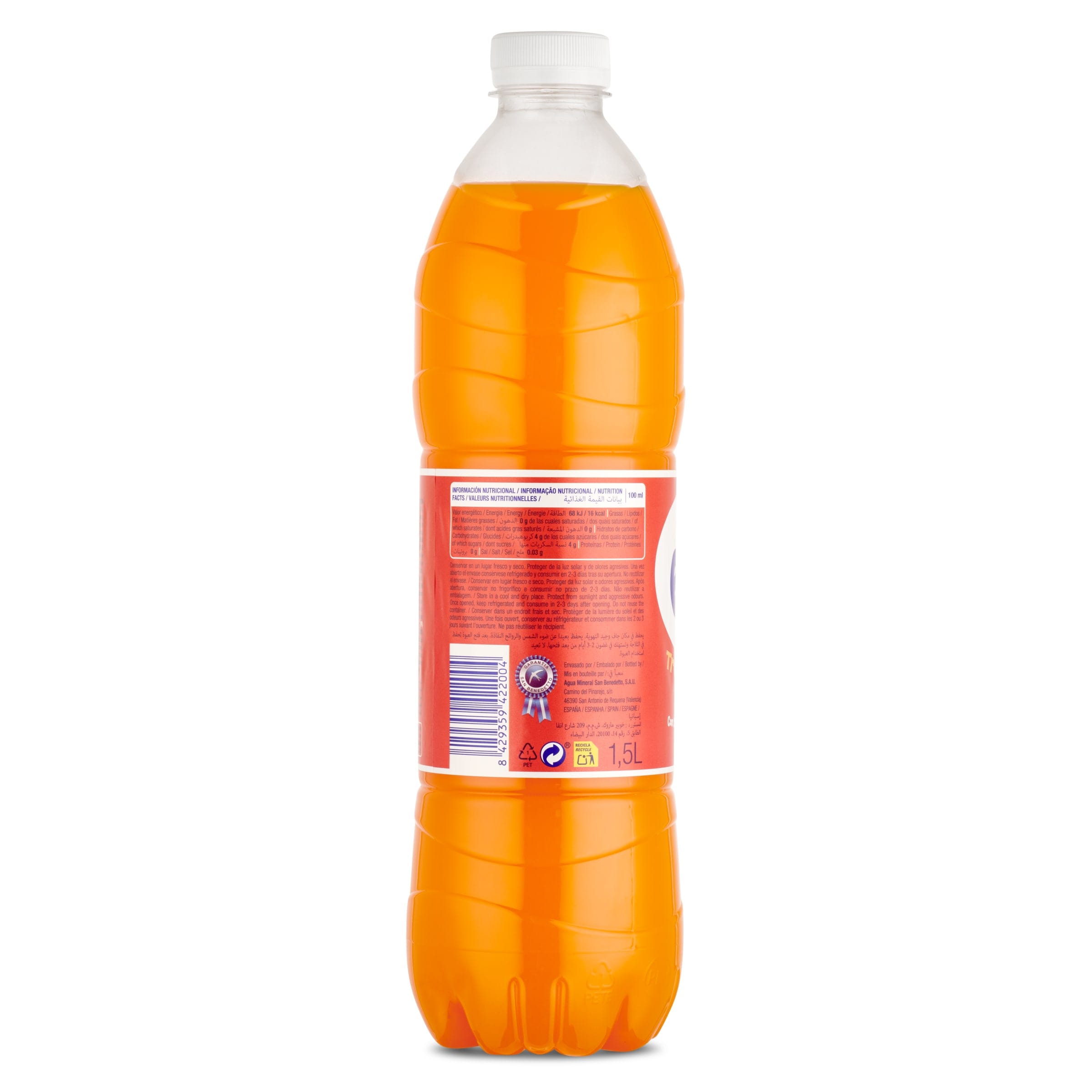 Refresco tropical sin gas Enjoy 1.5 L