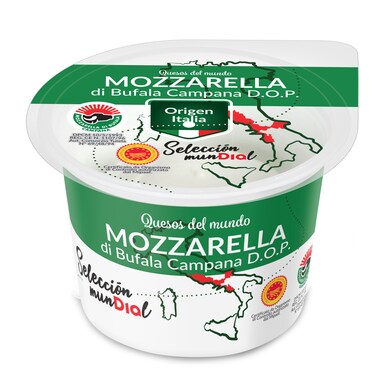 Queso mozzarella di bufala campana D.O.P. Selección Mundial de Dia tarrina 125 g-0