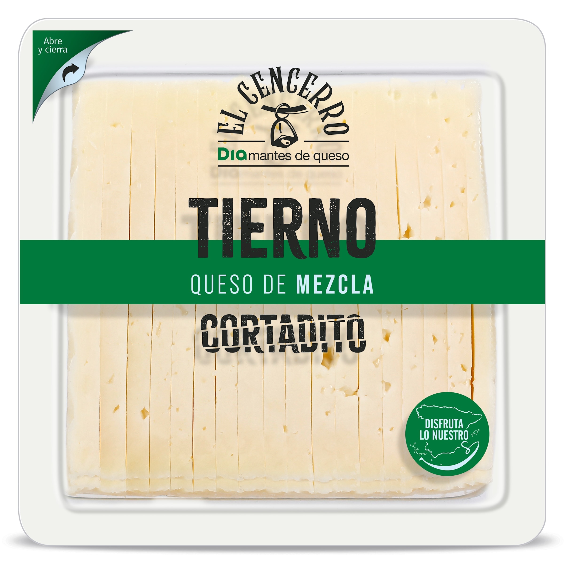Queso tierno cortado Dia El Cencerro 250 g