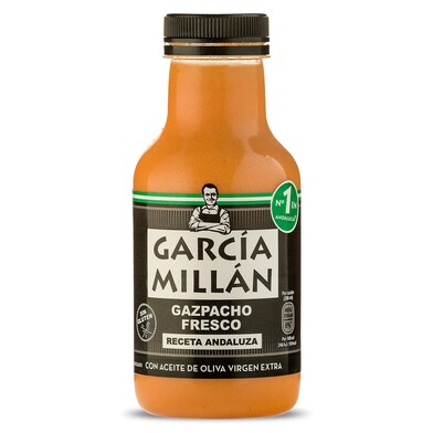 Gazpacho fresco con aceite de oliva García Millán botella 330 ml-0 Gazpacho fresco con aceite de oliva García Millán botella 330 ml-0