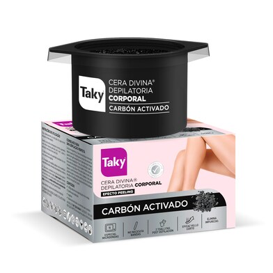 Cera depilatoria corporal con carbón activado Taky caja 300 ml-0 Cera depilatoria corporal con carbón activado Taky caja 300 ml-0