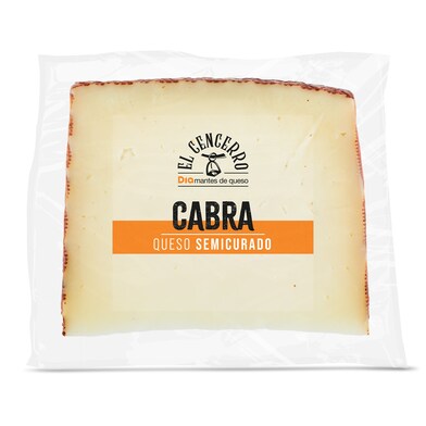 Queso semicurado de cabra El Cencerro de Dia 200 g-0 Queso semicurado de cabra El Cencerro de Dia 200 g-0