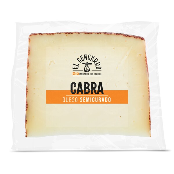 Queso Semicurado De Cabra El Cencerro 225 Gr.