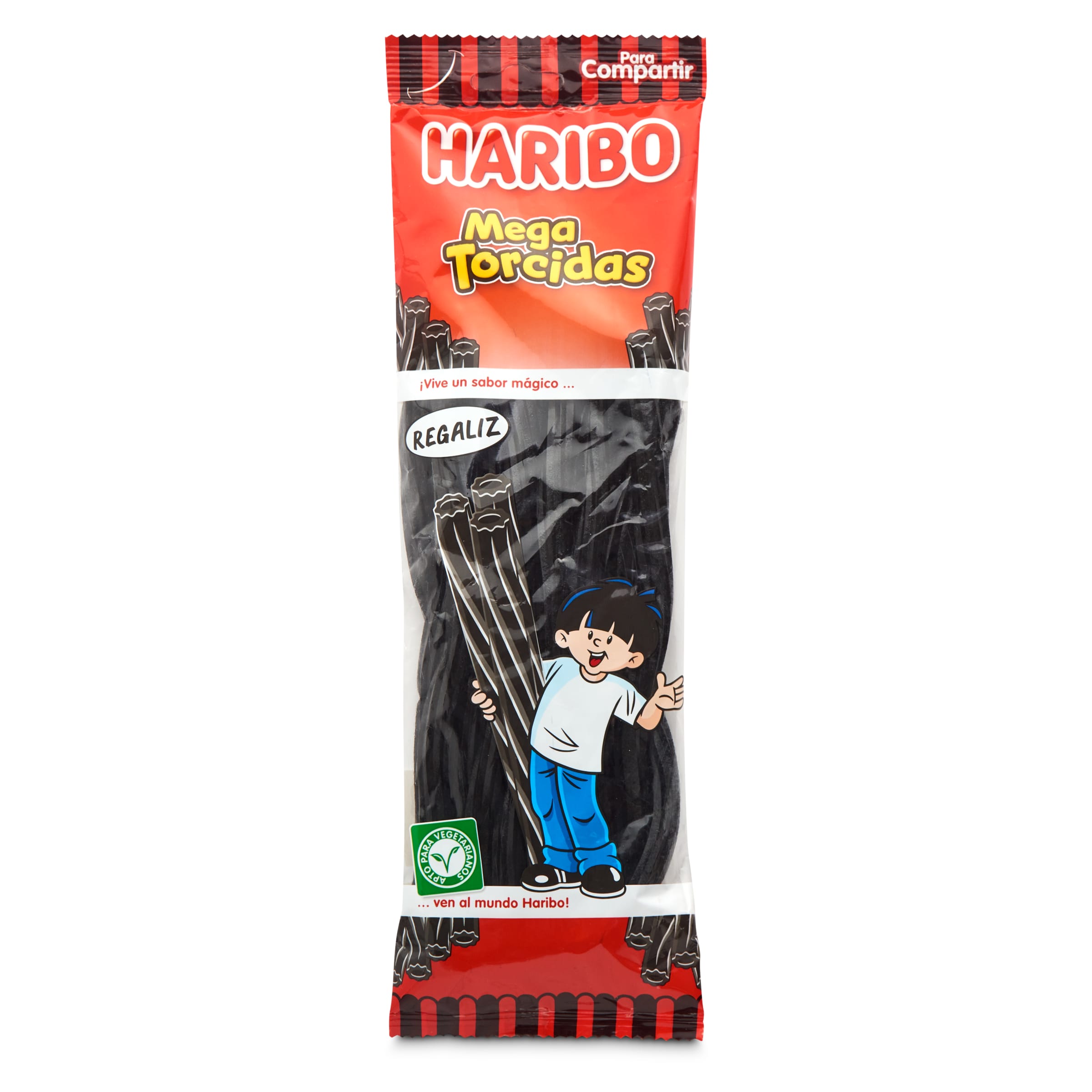 Regaliz negro mega torcidas Haribo bolsa 200 g - Supermercados DIA