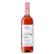 Vino rosado D.O. Valdepeñas Viña Danza botella 75 cl