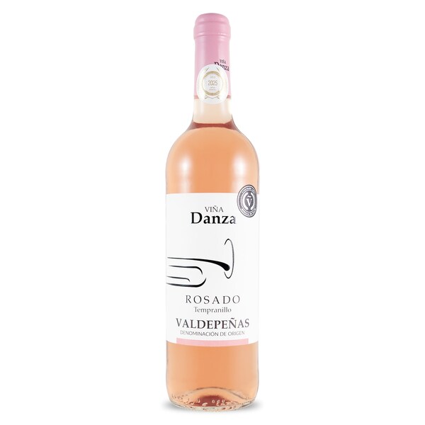 Vino Rosado DO Valdepeñas Viña Danza Botella 75 Cl.
