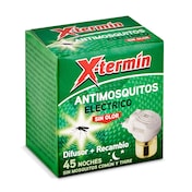 Insecticida eléctrico antimosquitos aparato + recambio Xtermin caja 1 unidad