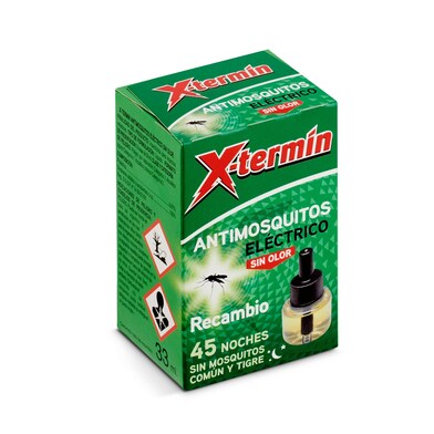 Insecticida eléctrico antimosquitos Xtermin caja 1 unidad-0 Insecticida eléctrico antimosquitos Xtermin caja 1 unidad-0
