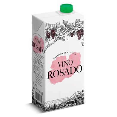 Vino rosado Castillo de Velasco brik 1 l-0