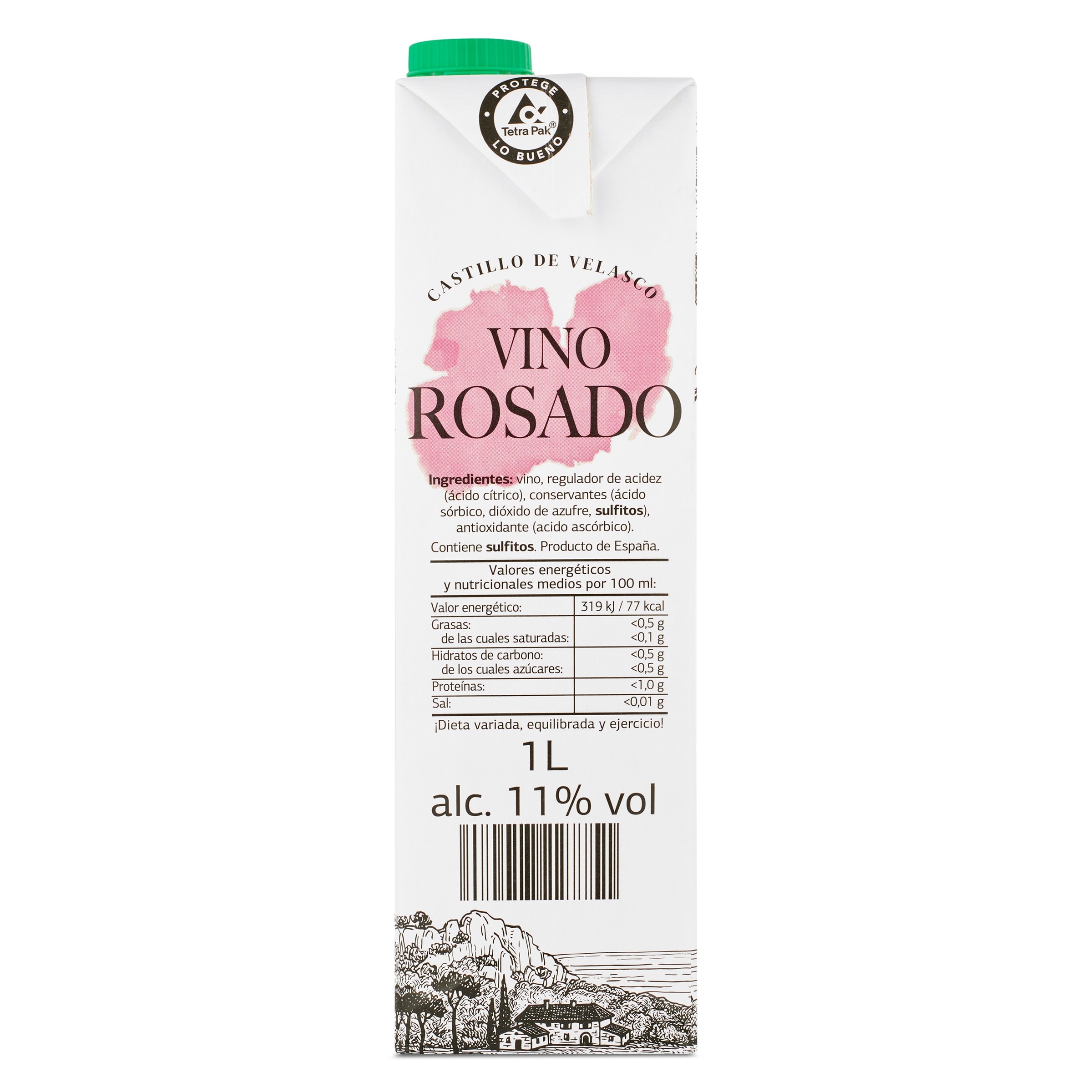 Vino rosado Castillo de Velasco 1 L