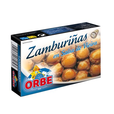 Zamburiñas en salsa de vieira Orbe estuche 63 g-0