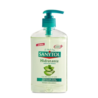 Jabón de manos líquido hidratante Sanytol bote 250 ml-0