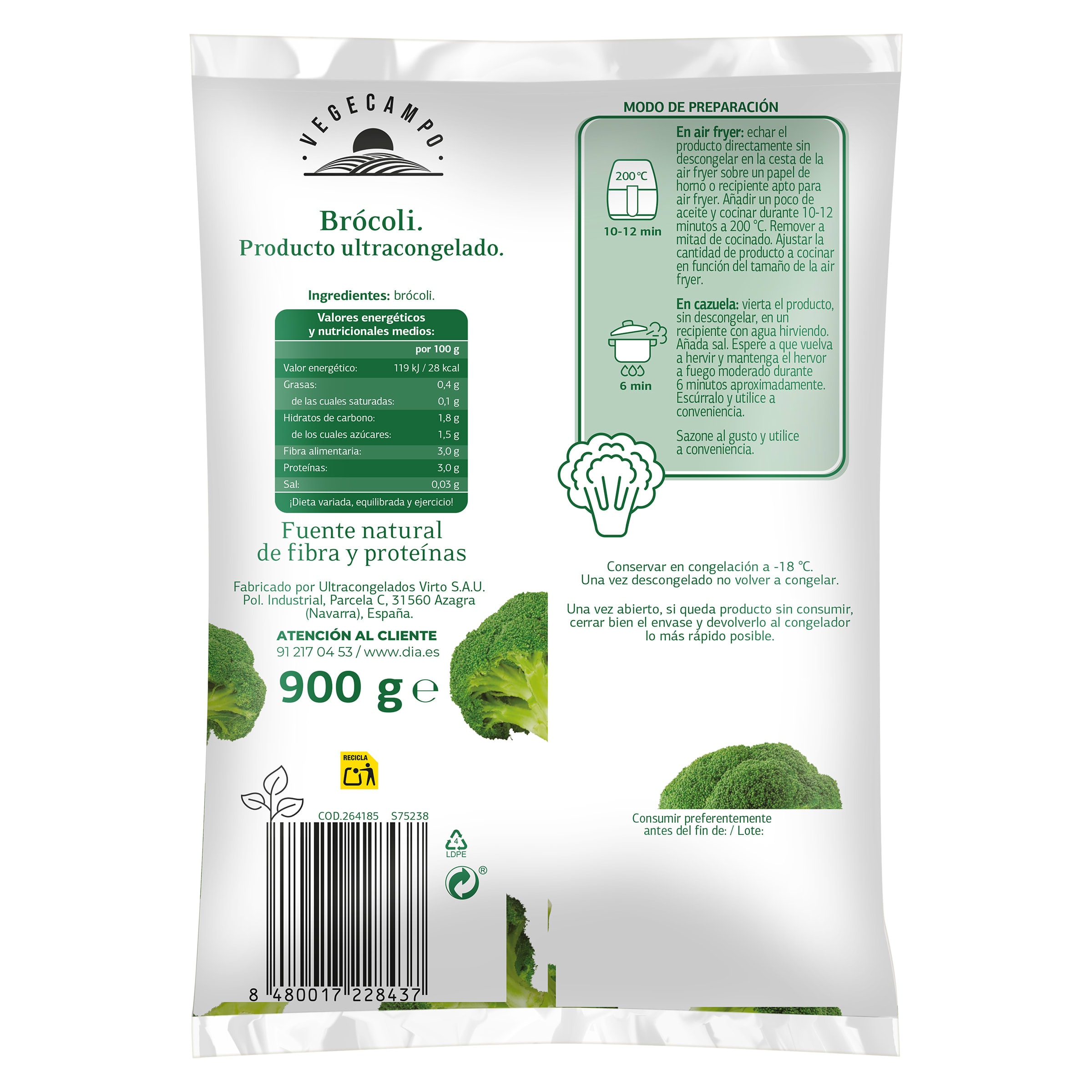 Brócoli Dia Vegecampo 900 g