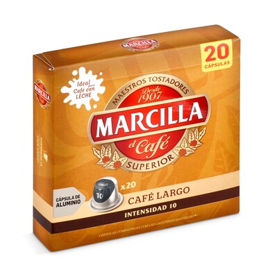 Café en cápsulas largo Marcilla caja 20 unidades-0