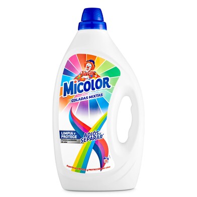Detergente máquina líquido adiós al separar Micolor botella 28 lavados-0 Detergente máquina líquido adiós al separar Micolor botella 28 lavados-0