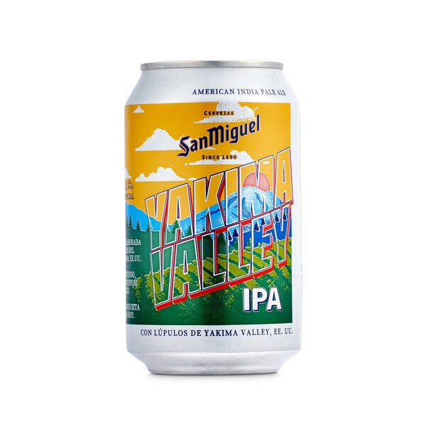 Cerveza Ipa Yakima Valley San Miguel Lata 33 Cl.