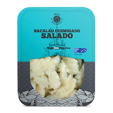 Bacalao desmigado salado MSC Mari Marinera de Dia bandeja 250 g-0