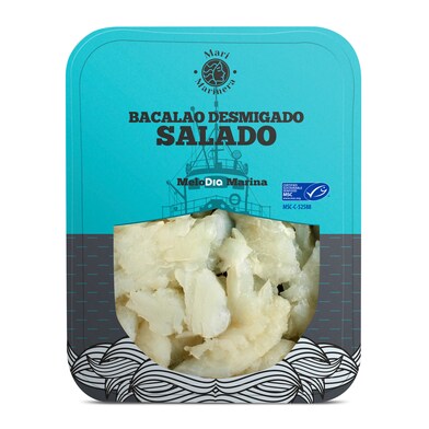 Bacalao desmigado salado MSC Mari Marinera de Dia bandeja 250 g-0