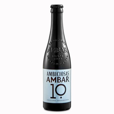 Cerveza ambiciosa nº 10 Ambar botella 33 cl-0