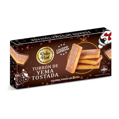 Turrón de yema tostada Dulce Noel Dia caja 150 g-0 Turrón de yema tostada Dulce Noel Dia caja 150 g-0
