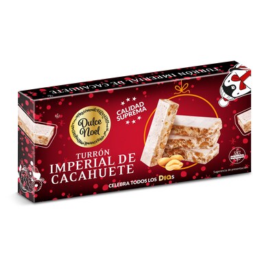 Turrón imperial de cacahuete Dulce Noel Dia caja 150 g-0 Turrón imperial de cacahuete Dulce Noel Dia caja 150 g-0