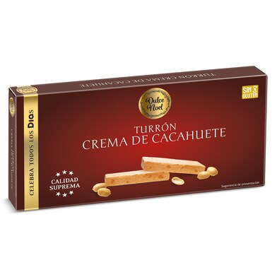 Turrón de crema de cacahuete Dulce Noel Dia caja 150 g-0 Turrón de crema de cacahuete Dulce Noel Dia caja 150 g-0