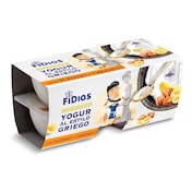 Yogur griego con plátano y caramelo Fidias de Dia pack 4 x 125 g