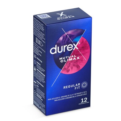 Preservativos mutual climax Durex caja 12 unidades-0