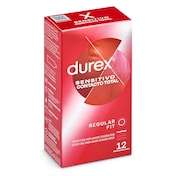 Preservativos contacto total Durex caja 12 unidades