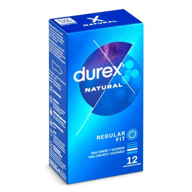 Preservativos natural comfort Durex caja 12 unidades-0