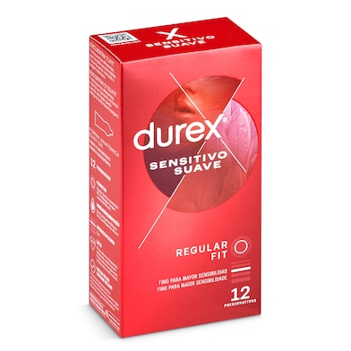 Preservativos sensitivo suave Durex caja 12 unidades-0