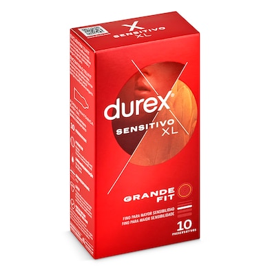 Preservativos sensitivo xl Durex caja 10 unidades-0
