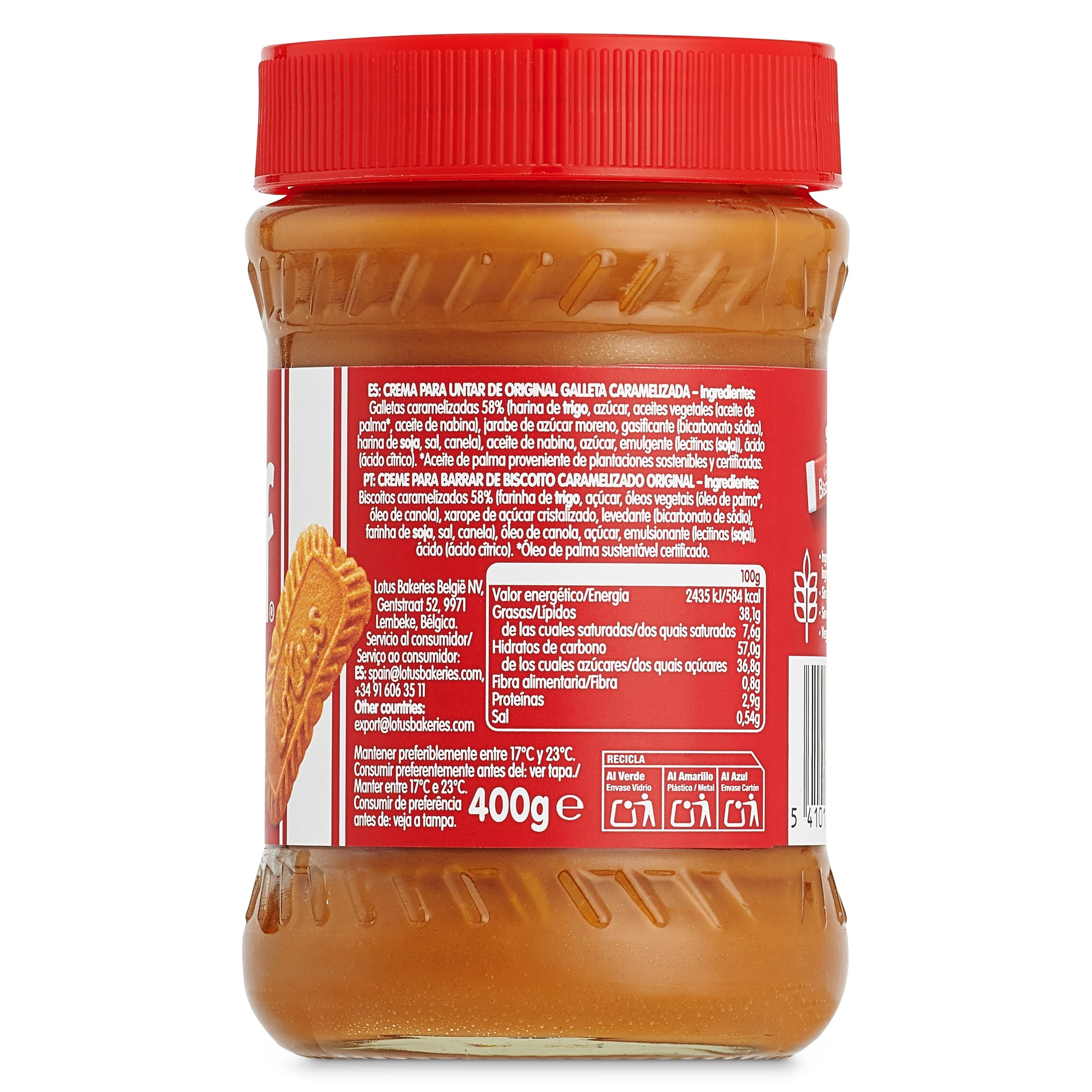 Crema de galletas para untar Lotus Biscoff 400 g