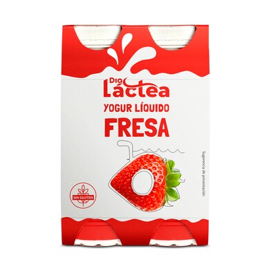 Yogur líquido de fresa Dia Láctea pack 4 x 180 g-1 Yogur líquido de fresa Dia Láctea pack 4 x 180 g-1