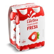 Yogur líquido de fresa Dia Láctea pack 4 x 180 g