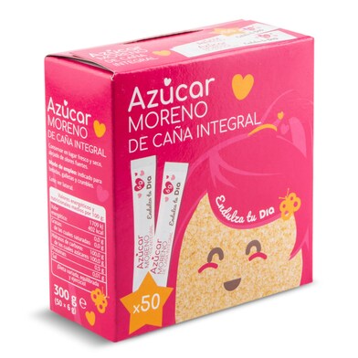 Azúcar moreno en sobres Dia caja 300 g-0