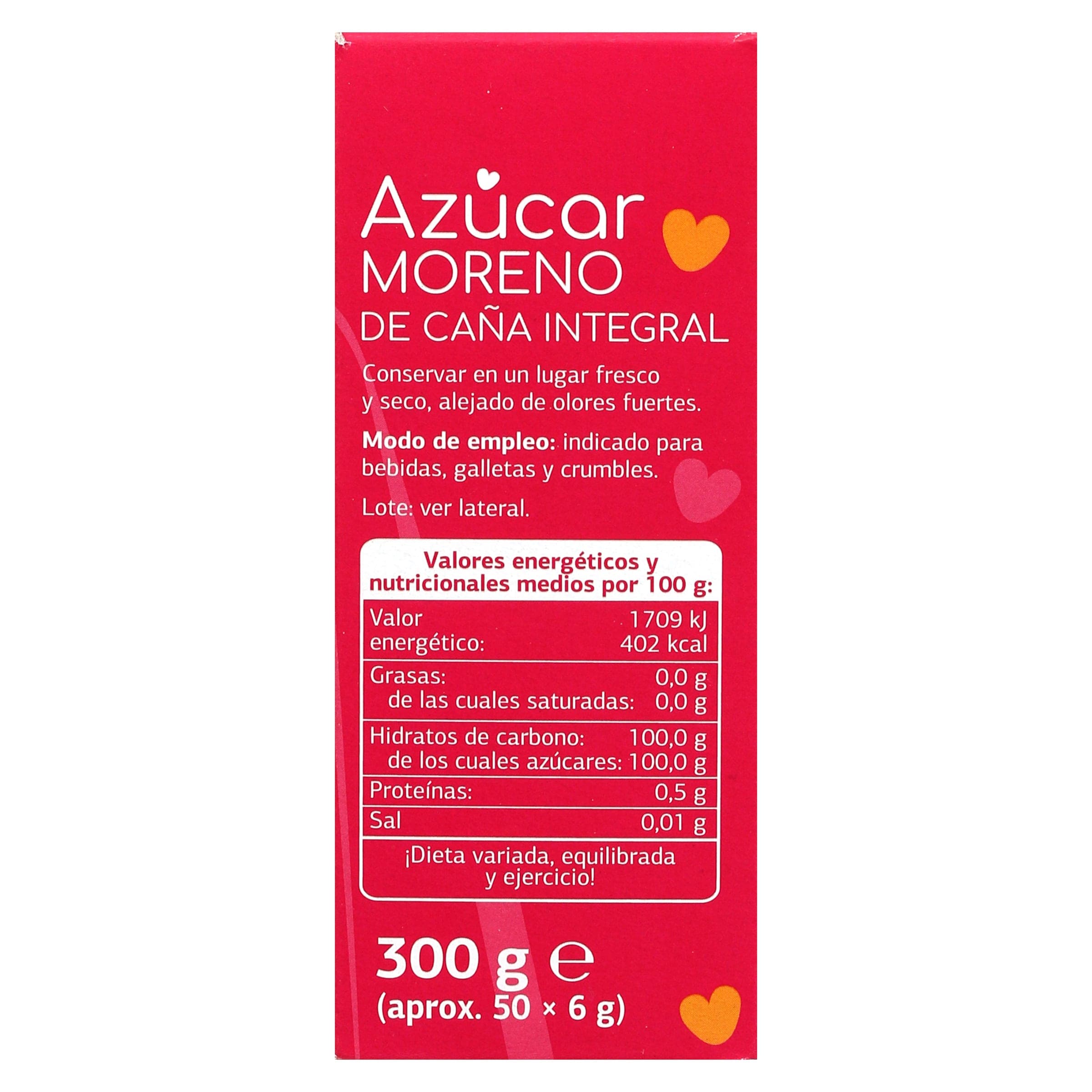 Azúcar moreno en sobres Dia 300 g