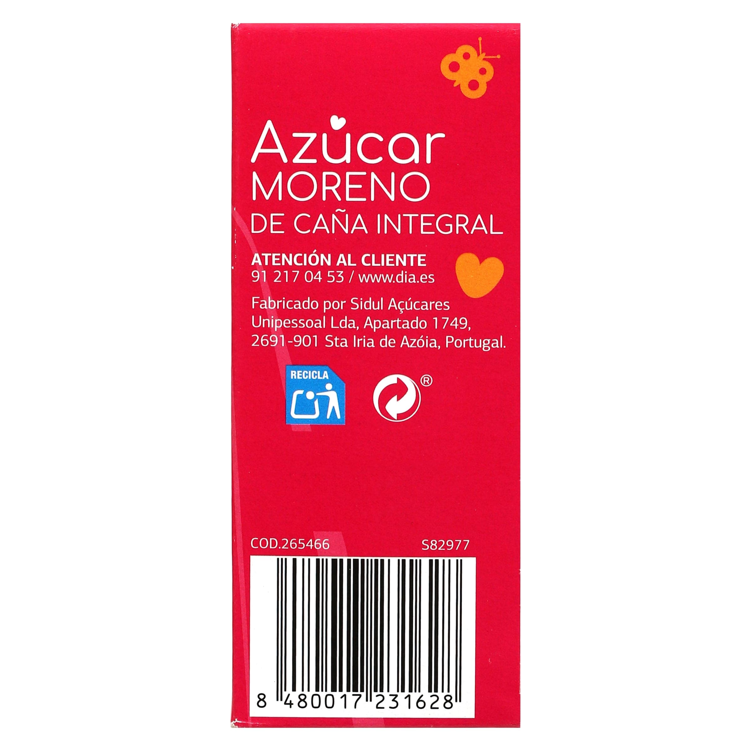 Azúcar moreno en sobres Dia 300 g