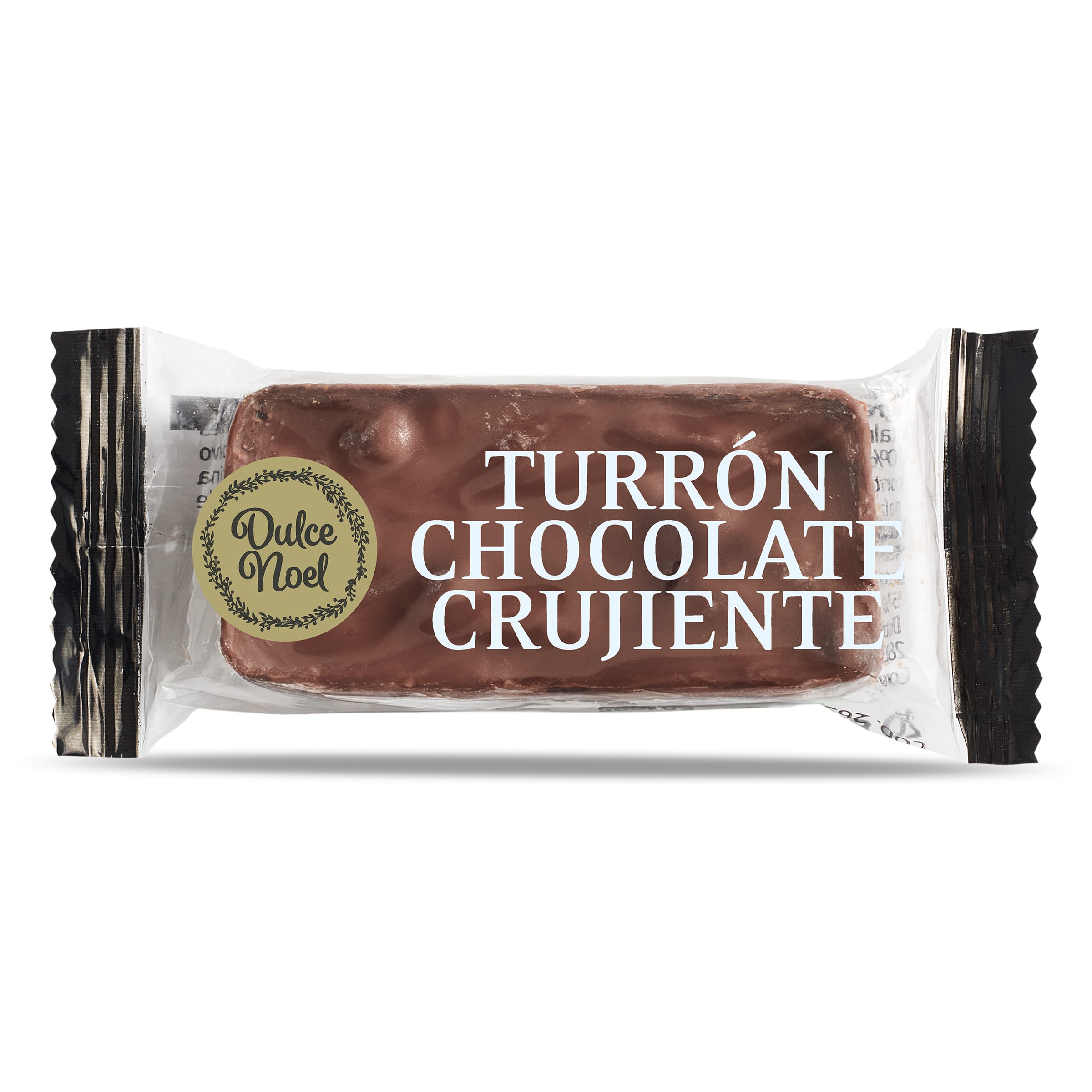 Turrón de chocolate crujiente y choco galleta Dulce Noel Dia 80 g aprox.