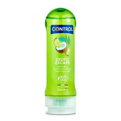 Gel lubricante íntimo exotic escape Control bote 200 ml-0