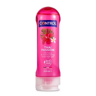 Gel lubricante íntimo thai passion Control bote 200 ml-0