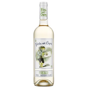 Vino blanco viura-sauvignon Pinta en Copas 75 cl
