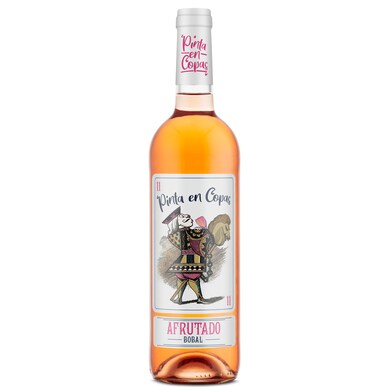 Vino rosado bobal Pinta en Copas botella 75 cl-0