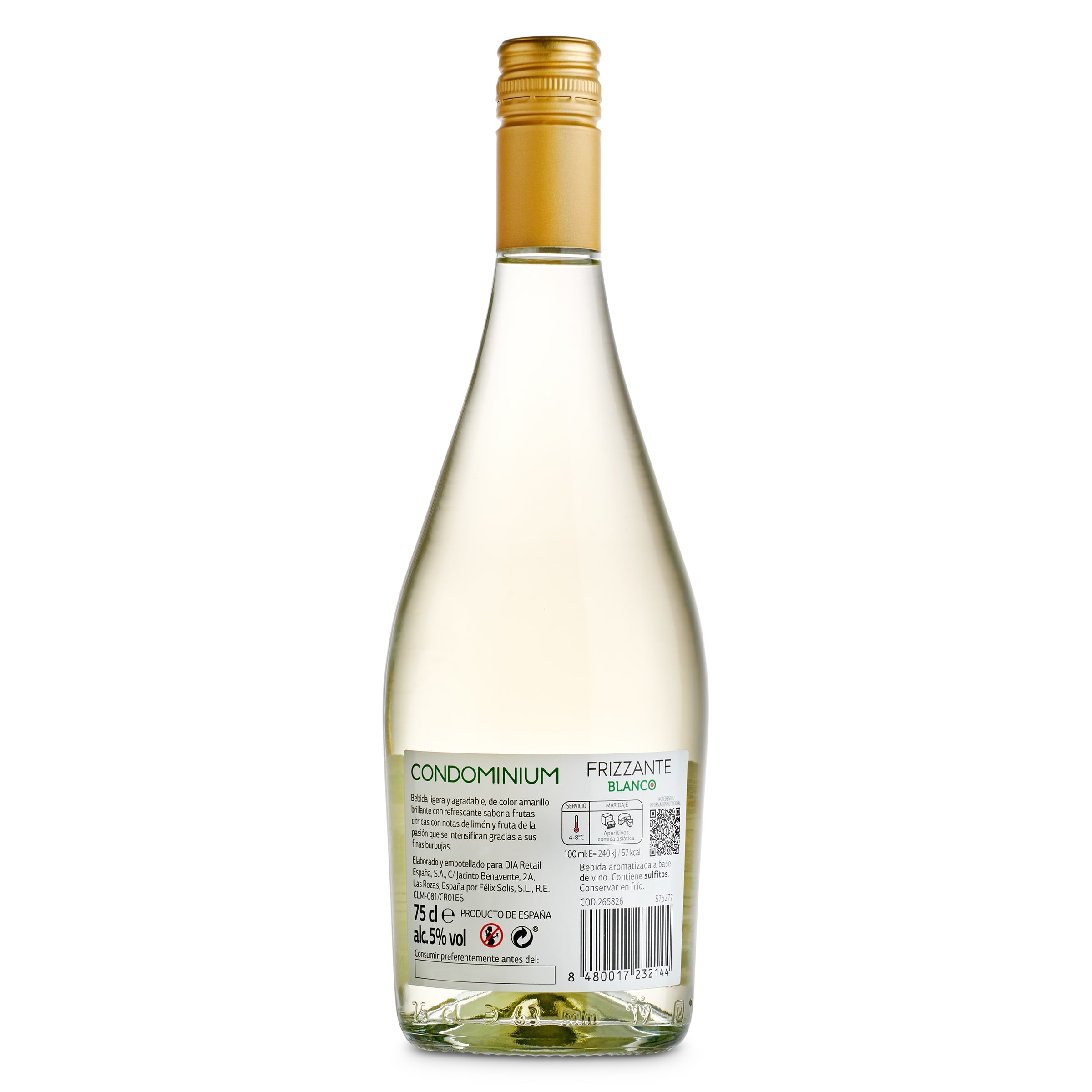 Frizzante blanco Condominium 75 cl