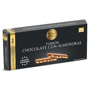 Turrón de chocolate con almendras Dia Dulce Noel 175 g