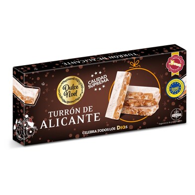 Turrón de alicante Dulce Noel caja 150 g-0 Turrón de alicante Dulce Noel caja 150 g-0