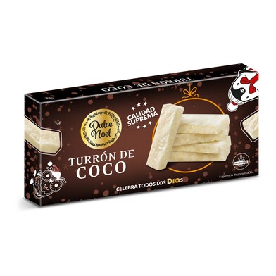 Turrón de coco Dulce Noel Dia caja 150 g-0